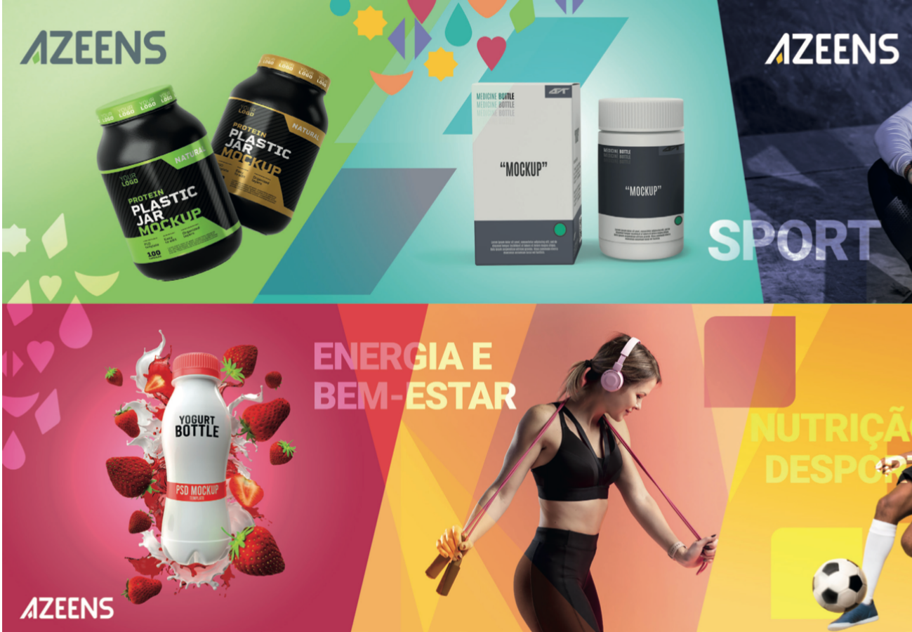 Azeens brand identity artwork 1